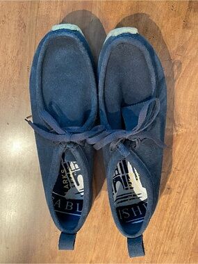 Clarks Dark Navy Rosendale Sneakers